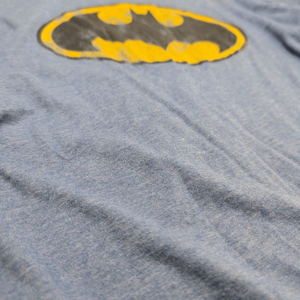 Women's Junk Food Blue Batman Short Sleeve Tee XL - Picture 3 of 8
